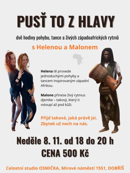 PUSŤ TO Z HLAVY – ženské setkání v rytmu djembe