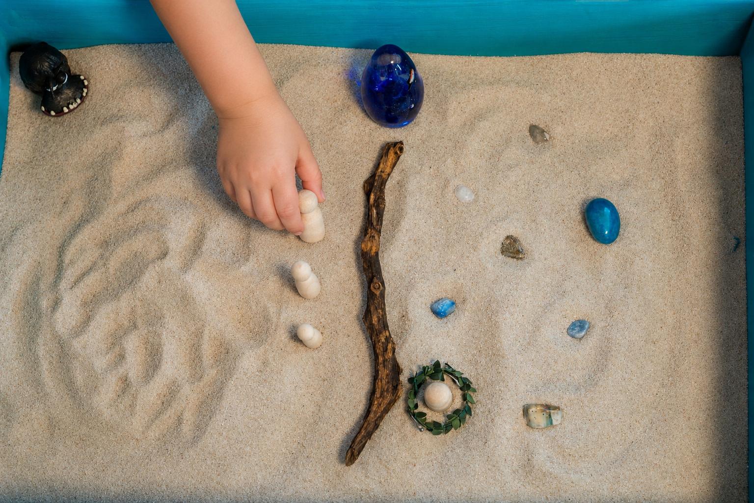 Individuální konstelace s terapeutickým pískovištěm – děti od 5 let